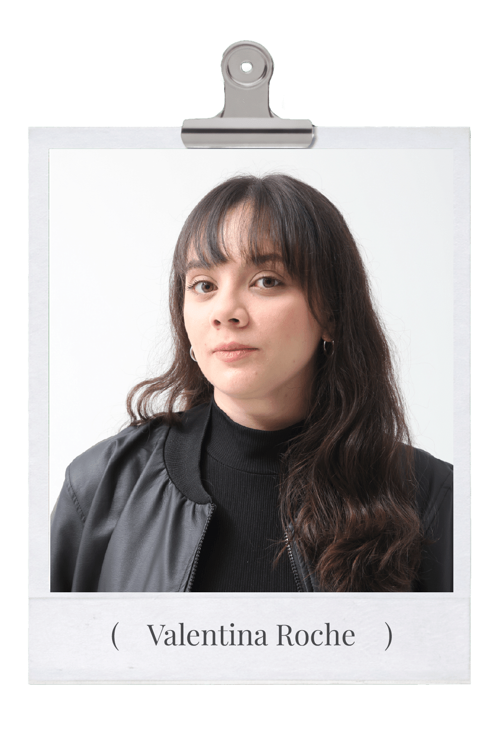 Valentina Roche, diseñadora gráfica publicitaria.